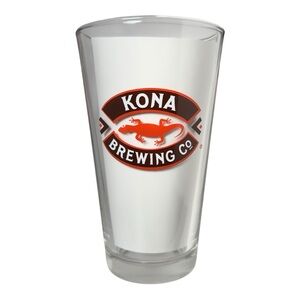 Kona Brewing Clear Pint Glass 16 oz